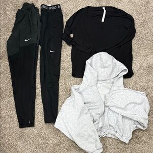 Lululemon & Nike Black and Gray Sportswear Collection